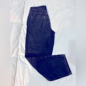 Zara Women's Relaxed Black Jeans